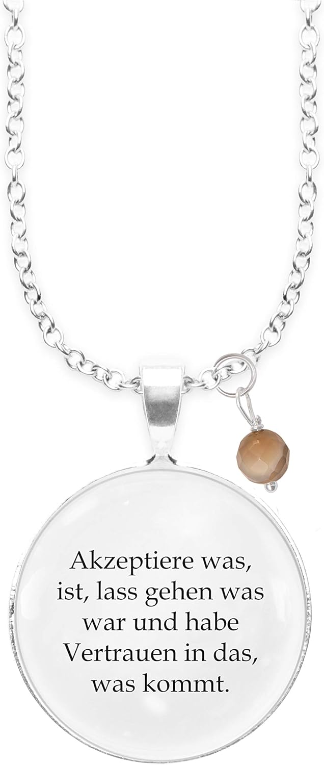 Spruchketten BY LIEBLICHKEITEN Nickelfreie Kette mit Sterlingsilber