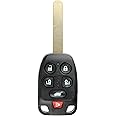 2 PACK KeylessOption Keyless Entry Remote Fob Car Ignition Flip Key