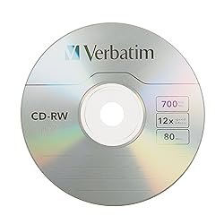 Verbatim CD-RW 700MB 4X-12X Rewritable Blank Media