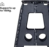 LIVIVO Folding Step Stool Two Tier Anti Slip Lightweight Compact view 6
