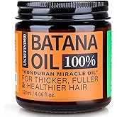 Batana Oil for Hair Growth Dr Sebi, 100% Raw Organic Batana Hair Mask from Honduras, Wild Growth Hair Oil, Scalp Oil Promotes Hair Thickness, Prevents Loss for Men & Women, 4.06 fl oz