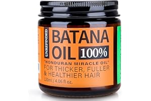 WEEMOTD Batana Oil for Hair Growth Dr Sebi, 100% Raw Organic Batana Hair Mask from Honduras, Wild Growth Hair Oil, Scalp Oil Promotes Hair Thickness, Prevents Loss for Men & Women, 4.06 fl oz