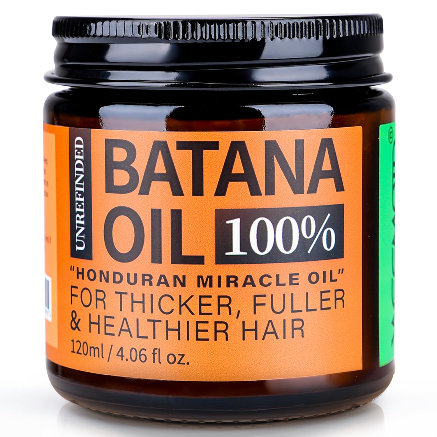 Batana Oil for Hair Growth Dr Sebi, 100% Raw Organic Batana Hair Mask from Honduras, Wild Growth Hair Oil, Scalp Oil Promotes Hair Thickness, Prevents Loss for Men & Women, 4.06 fl oz (1 Pack)