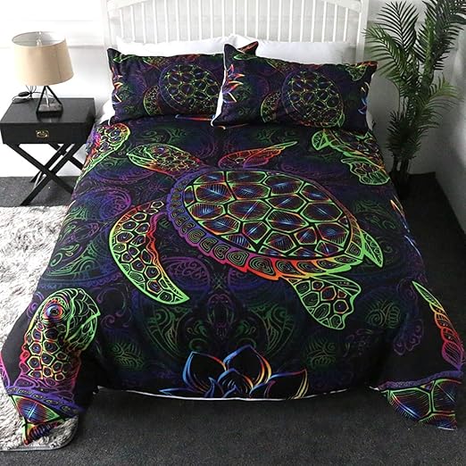 Bedding Set With Blanket Cover And Two Pillow Shams And King Size Twin Full Queen Cute