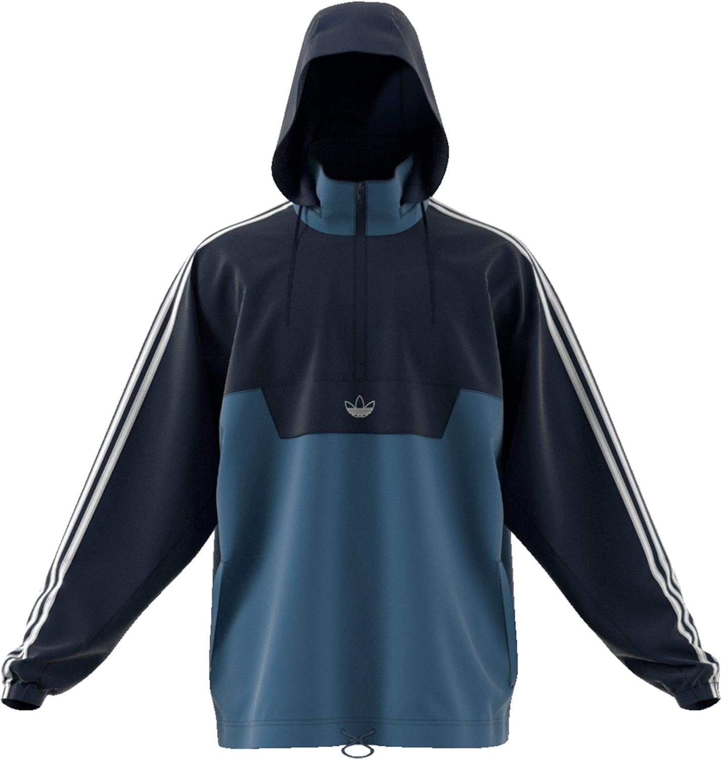 adidas outline half zip anorak