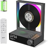 HOTT Portable CD Player,Retro Bluetooth 5.3 CD Players for Home,Music Player with HiFi Speaker,4000mAh Recheageable/Remote Contro/RGB Night Light/Sleep Timer/U Disk/Micro SD/AUX Desktop CD Players