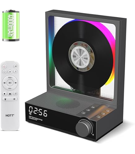 Amazon.com: HOTT C229 Desktop Portable CD Player with Bluetooth