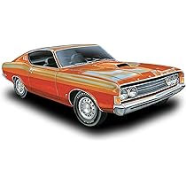 AMT 69 Fd Torino Cobra Fastback 2T 1/25 (Lv 2) AMT1217M, Cars