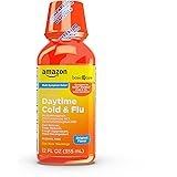 Amazon Basic Care Daytime Cold & Flu Liquid; Cold Care for Daytime Cold and Flu, 12 Fluid Ounces