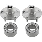 Front Driver and Passenger Side Wheel Bearing Hub for Hyundai,Kia | for Hyundai Elantra 2011-16, Elantra GT 2016-17, Veloster 2012-17, Kia Forte Forte5 2014-18, Forte Koup 2014-16
