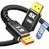 Capshi 8K 4K DisplayPort Cable 1.4, 10FT DP Cord (VESA Certified, 8K@60Hz, 4K@144Hz, 2K@240Hz/165Hz), 32.4Gbps High Speed Dis