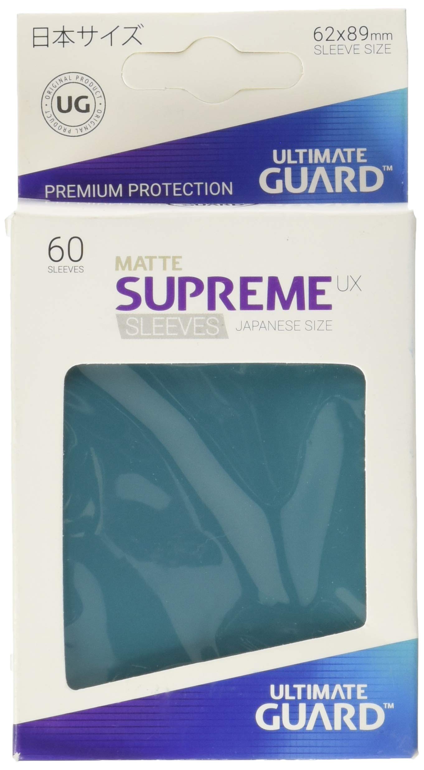 Ultimate Guard UGD010593 Supreme Ux Sleeves, Petrol Blue