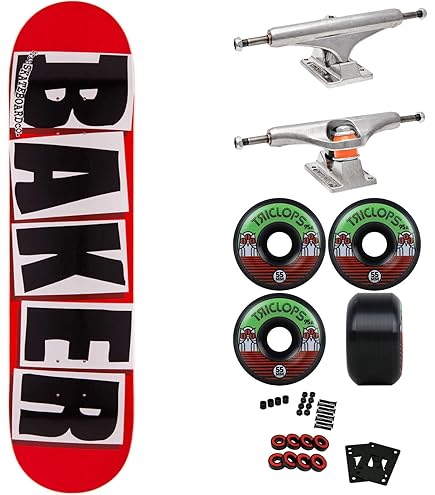 BAKER BRAND LOGO WHITE 7.56インチ Baker Brand Logo White Deck 7.56 x 31.63 | Skate Warehouse