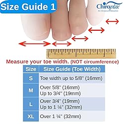 Chiroplax Toe Tubes Sleeves Protectors Cushions