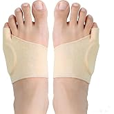 Bmpzery Tailor Bunion Corrector Sleeve Set,Pinky Toe Separator Pads for Women Men,Soft Fabric Foot Brace Relief from Overlapping Toes Pain(M)