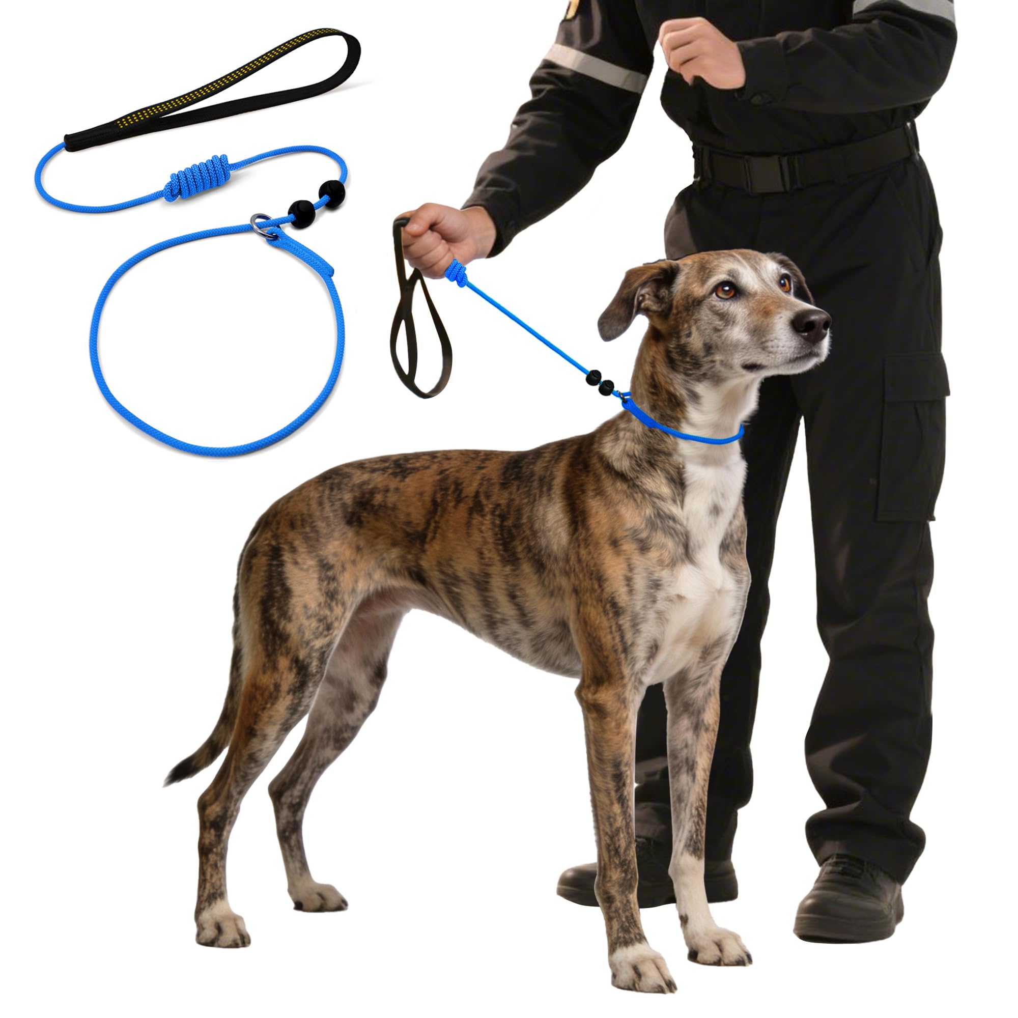 Photo 1 of ?BeauGo|Dog Leash Slip Lead|Dog Training Leash,Trainer Rope Designed for DogTraining and NGKC Competition,No Pull Dog Lead & Collar,Trainer Rope for Small Medium Large Dogs.Slip Leads for Dogs 6 FT