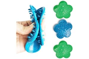 KEHAIL 4 PCS Thorn Stripper Flower Stem Remover, Soft Glue Rose Leaf Stripping Tool, Rose Trimming Tool for Rose Flower Floral Arrangement