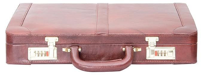 Leatherman Leather 10 Liters Brown Briefcase (1007A_Brown)