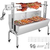 Amazon.com : OUKIDR Stainless Steel Rotisserie Grill, 25W