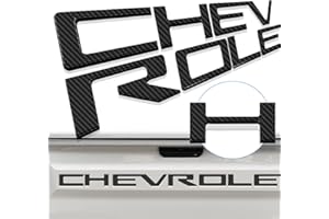 NOUHGGH Tailgate Inserts Letters Compatible for 2019-2021 2022 2023 Sild 1500 2500 HD Accessories, 3D Raised &Strong Adhesive Decals Letters Emblems (Carbon Fiber Grain)