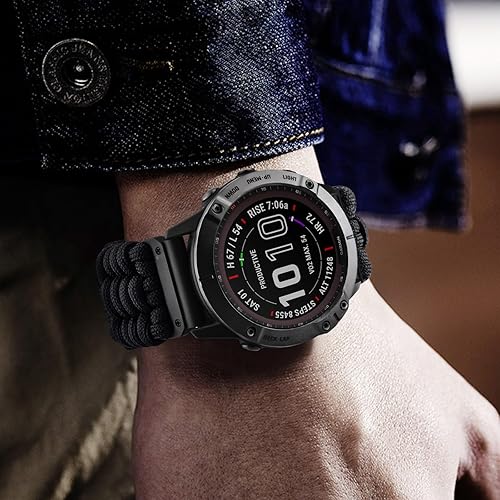 CAGOS Paracord Bands Compatible with Garmin Fenix 5X/Fenix 6X