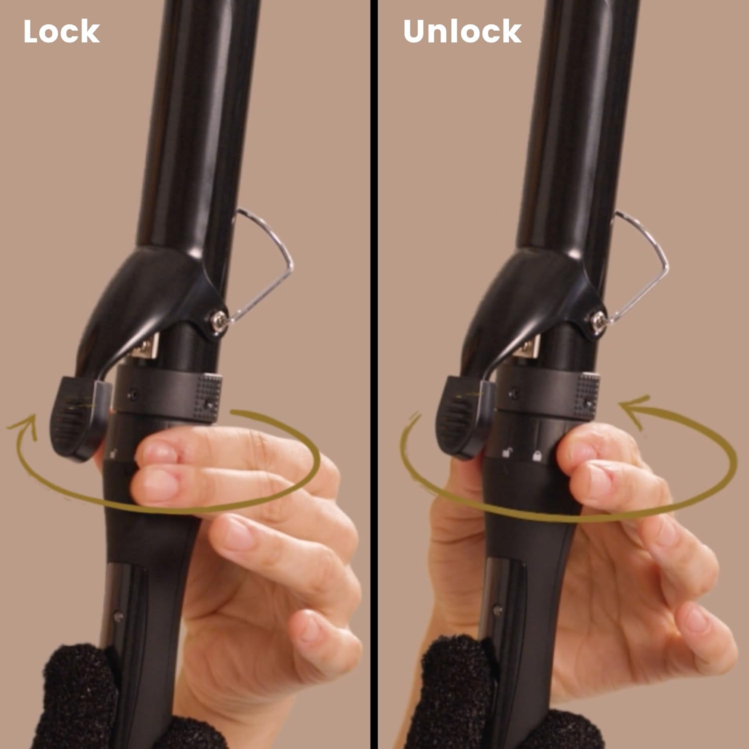 xtava 5 in 1 Professional Curling Wand and Curling Iron