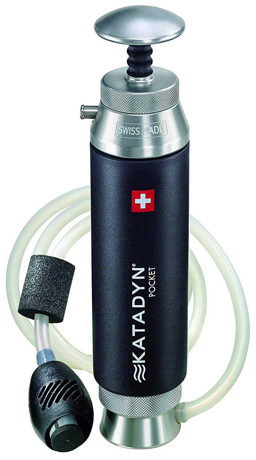 Katadyn Pocket Water Filter for Backpacking, Group