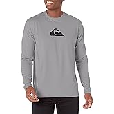 Quiksilver Mens Quiksilver Men's Solid Streak Long Sleeve Rashguard UPF 50 Sun Protection Surf Shirt