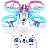 Force1 UFO 4000 Mini Drone for Kids - LED Remote Control Drone, Small RC Quadcopter for Beginners with LEDs, 4-Channel Remote