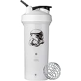 BlenderBottle Star Wars Shaker Bottle Pro Series Perfect for Protein Shakes and Pre Workout, 28-Ounce, Stormtrooper