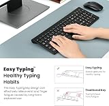 Cimetech Wireless Keyboard and Mouse 2.4G Ultra-Thin UK QWERTY Black view 7