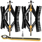 Camper Wheel Chock Stabilizer 2 Sets, Double Speed