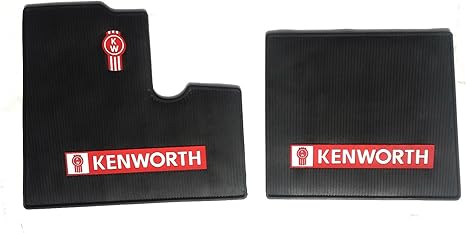 Amazon Com Kenworth Oem Black Rubber Floor Mats W Logo Fits All