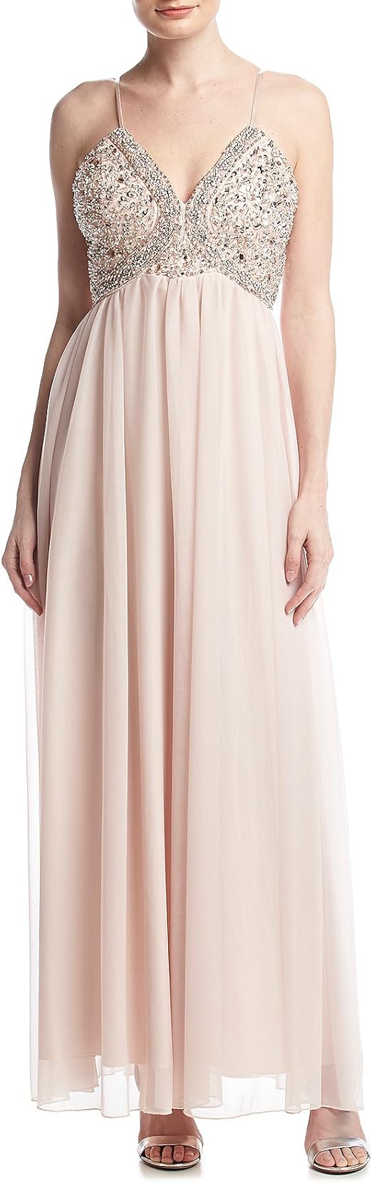 my michelle long sleeve party dress