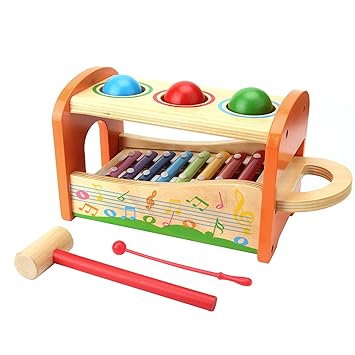 wooden musical toys for 1 year old