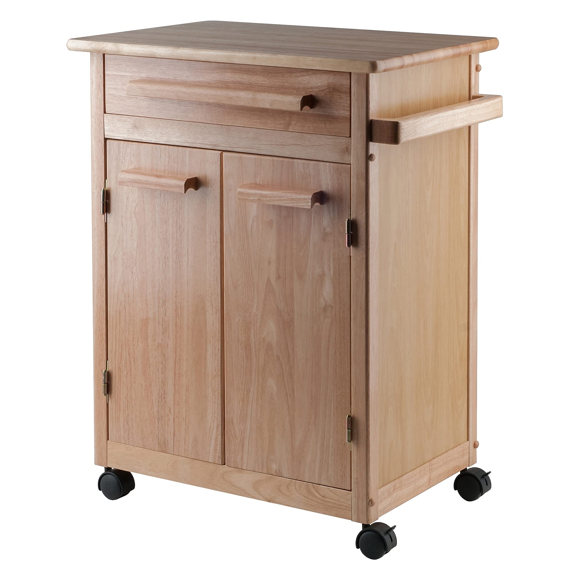 Photo 1 of ***MAJOR DAMAGE***Winsome Wood Kitchen Cart, Natural, Single Drawer (82027)