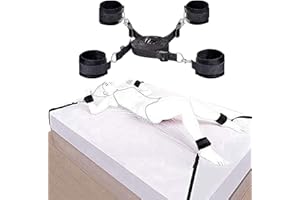 Hand Leg Cuffs Ankle Wrist Restraints Sex Kit for Adults Couples Under King Bed Queen Size Bed Sexy Handcuffs Set Women Toys 