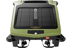 FOCHIER F (2024 New) Cordless Robotic Pool Cleaner, Solar Powered Pool Skimmer for Pool Surface with Dual Charging Options, Pool Robot Vacuum with Automatic Obstacle Avoidance, Green