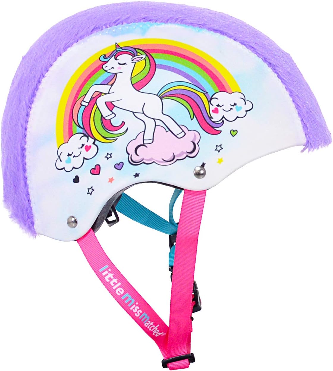 Furrr LittleMissMatched Tastic Purple Helmet, Bicycle Childs Multi