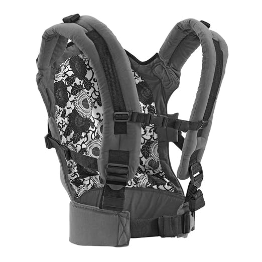 Infantino Support Ergonomic Cotton Carrier Gray/Black (Discontinued by Manufacturer)