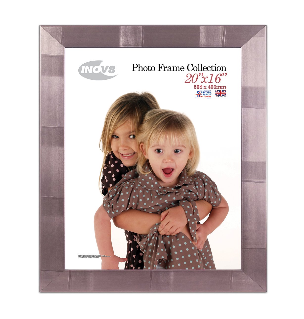 Inov8 Framing Photo Frame, Silver, 45.72 x 30.48 x 2.54 cm