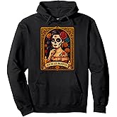 Dia De Los Muertos Women Mexican Day of the Dead Sugar Skull Pullover Hoodie