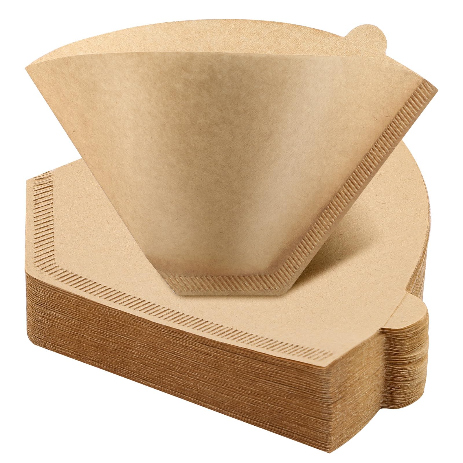 Photo 1 of 100Pcs Coffee Filters #4, Unbleached Natural Coffee Filters 8-12 Cup, Disposable Coffee Filters, 4 Cone Paper Compatible with Ninja Coffee Maker, Pour Over and Drip Coffee Maker