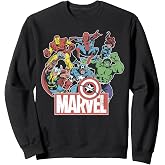 Marvel Avengers Team Retro Comic Vintage Sweatshirt Sweatshirt