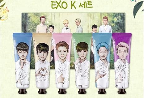 Nature Republic Exo M Exo K Hand Cream Set 30mlx6 Exo K Amazon Ca Health Personal Care