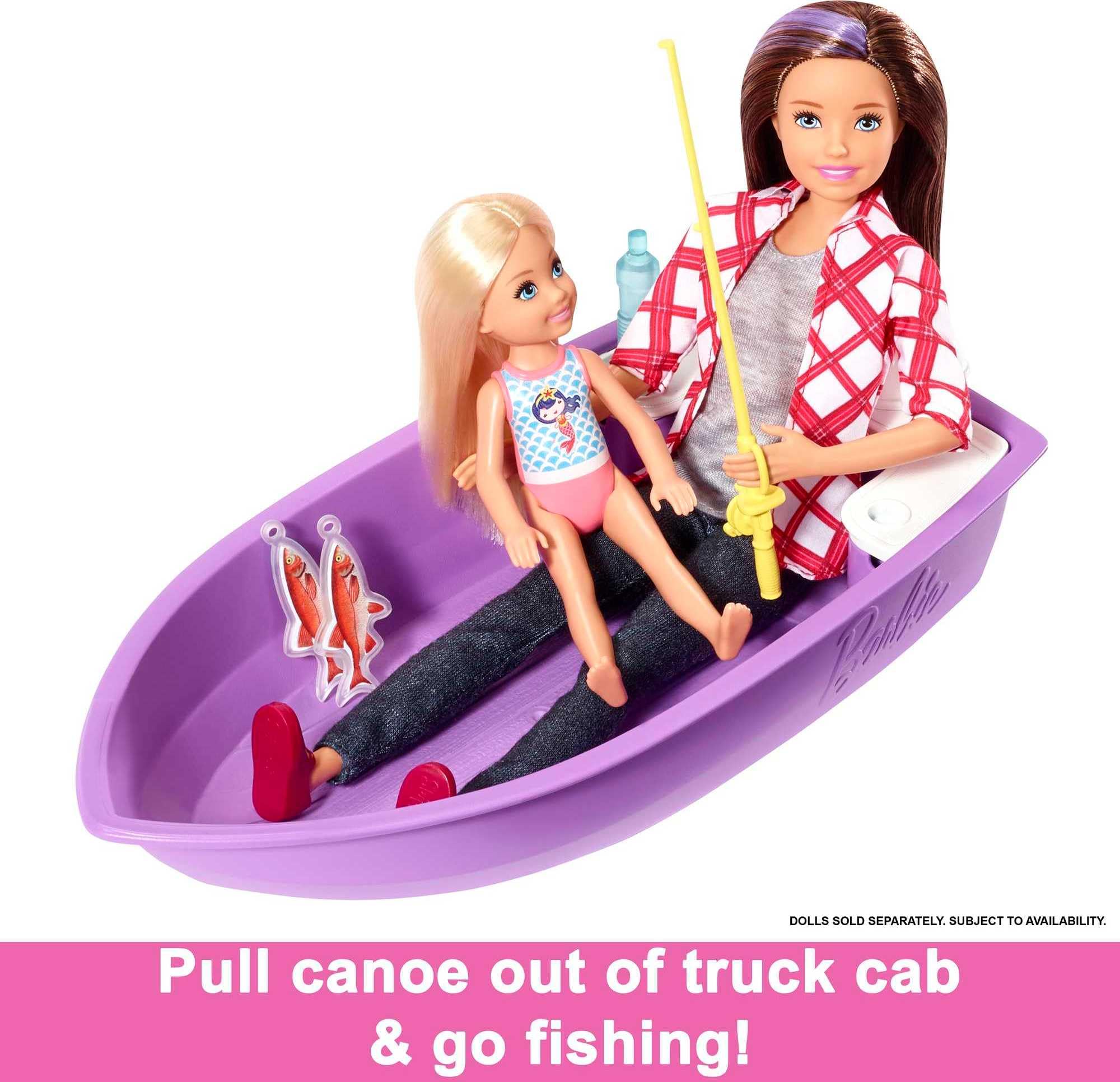 Barbie Camper, Doll Playset with 50 Accessories, Transforms into Truck