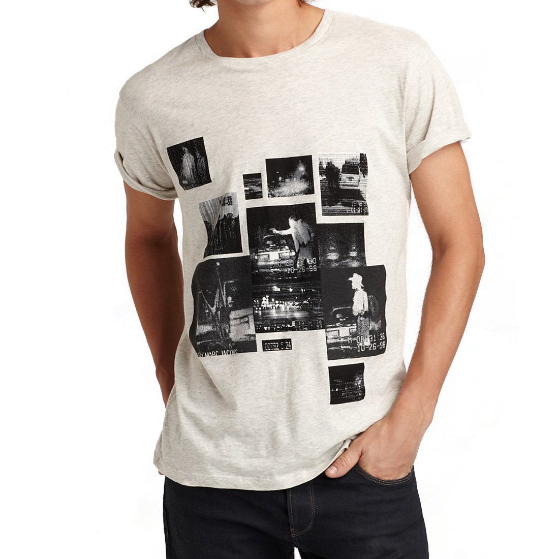 Marc By Marc Jacobs Mens Trouble Print T Shirt Pale Desertcart
