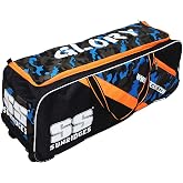 SS County Cricket Premium Cricket Kit Bag with Wheels - Full Size, Blue White color