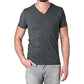 Next Level Men's CVC V 2XL CHARCOAL