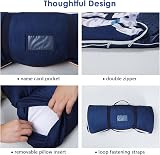 Decalsweet Astronaut Sleeping Bag for Boys, Nap Mat with Pillow view 3